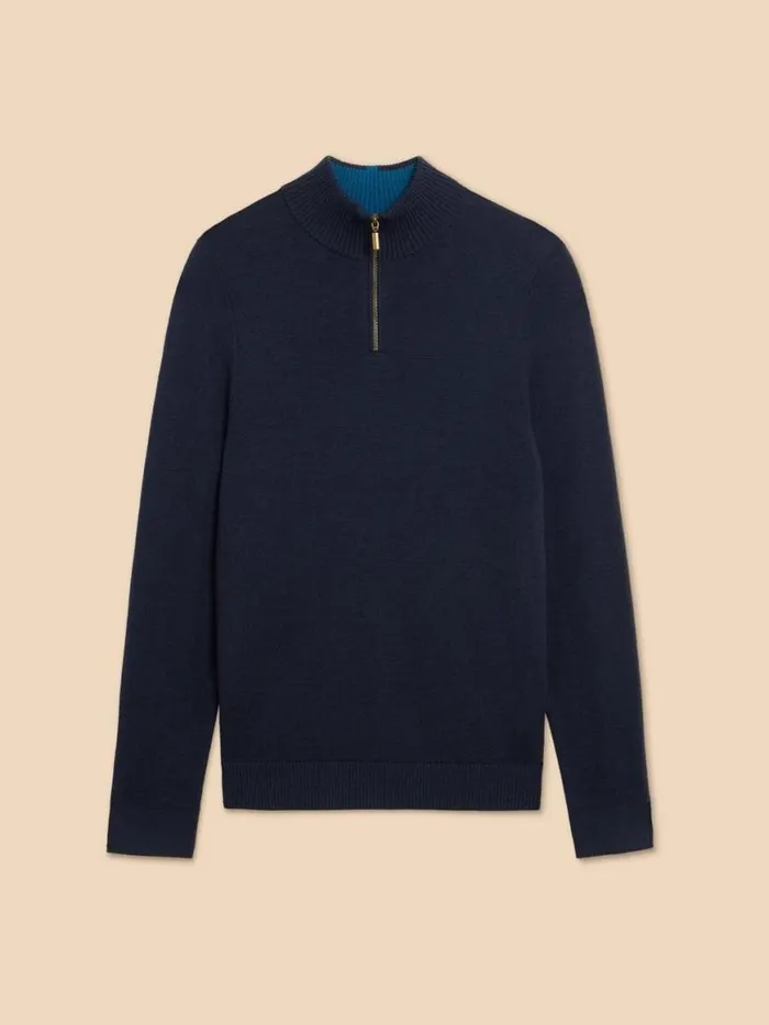 Men Knitwear White Stuff Newport Wool Merino Jumper Dark Navy Men Knitwear White Stuff Newport Wool Merino Jumper Dark Navy