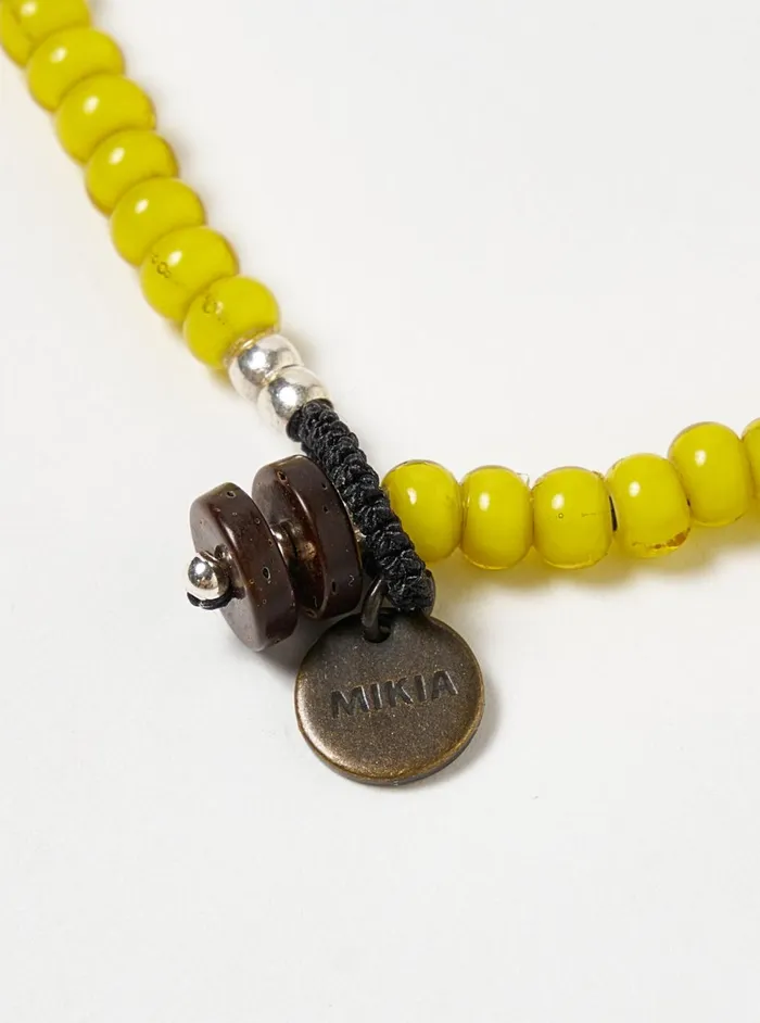 Men Mikia Bracelet In Yellow White Hearts Universal Works Jewellery