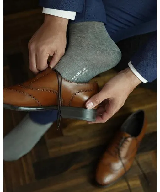 Men No 9 Pure Fil Dcosse Men Socks Acacia FALKE Socks