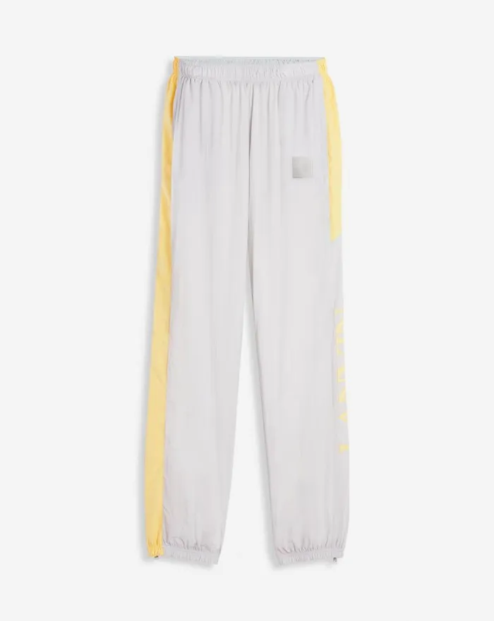 Men Pants and Shorts Lanvin Lanvin X Future Jogging Pants With Contrasting Stripes Eagle Grey