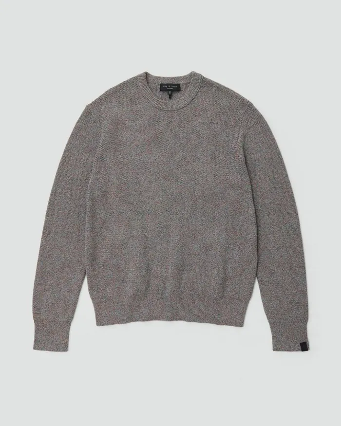 Men Rag 038 Bone Sweaters Dexter Organic Cotton Crew Multi