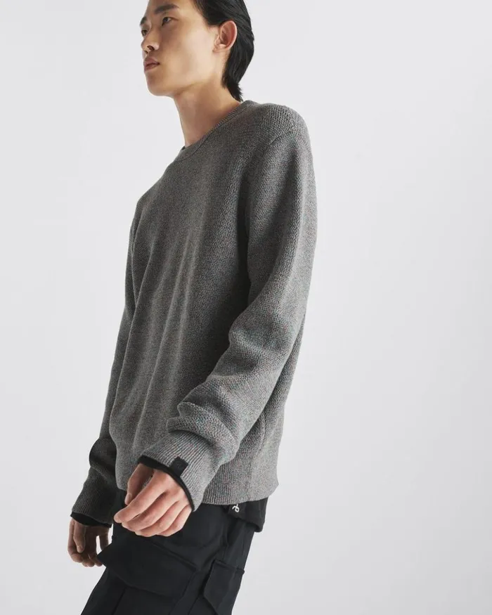 Men Rag 038 Bone Sweaters Dexter Organic Cotton Crew Multi