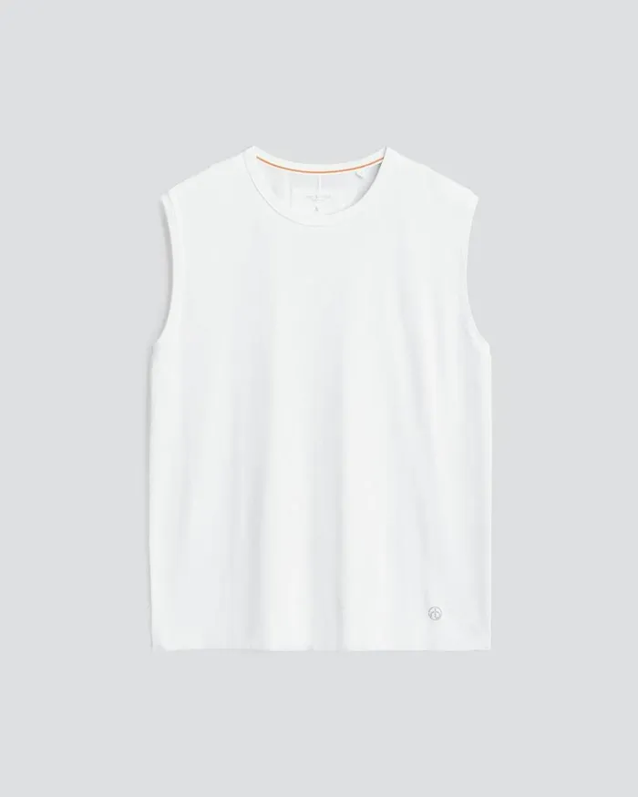 Men Rag 038 Bone TShirts Pursuit Haydon Tank White