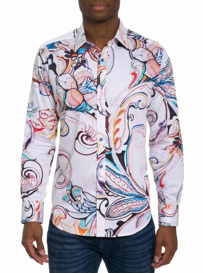 Men Robert Graham Button Down Shirts Mylin Long Sleeve Button Down Shirt Multi
