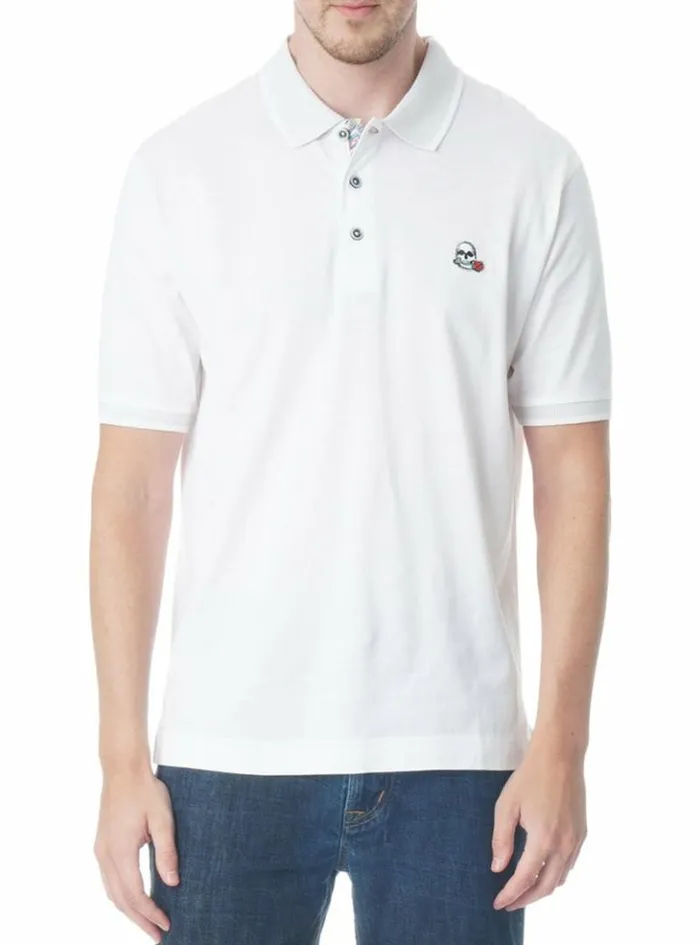 Men Robert Graham Polos and TShirts Archie Polo White