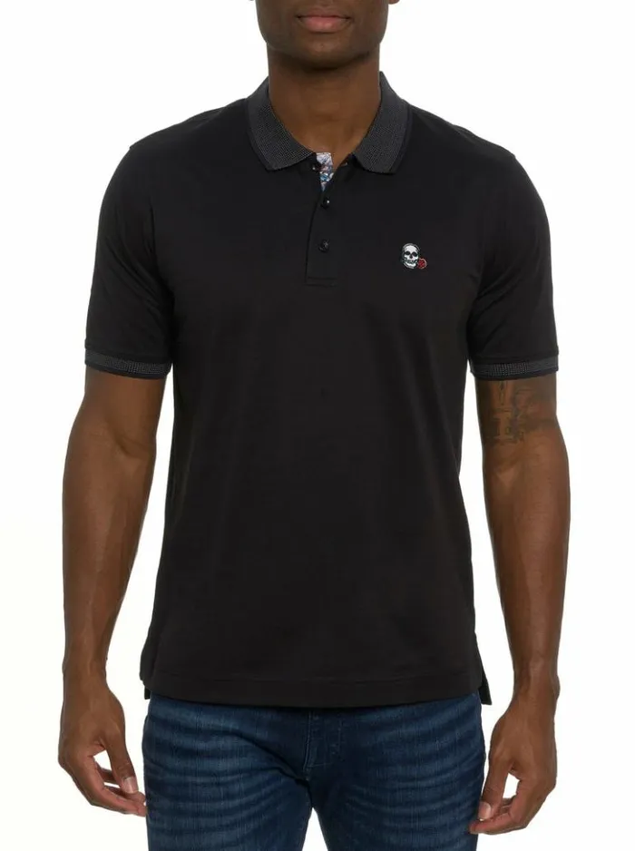 Men Robert Graham Polos and TShirts Archie Polo White