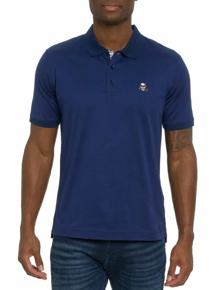 Men Robert Graham Polos and TShirts Archie Polo White