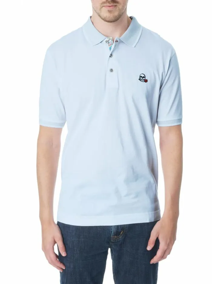 Men Robert Graham Polos and TShirts Archie Polo White