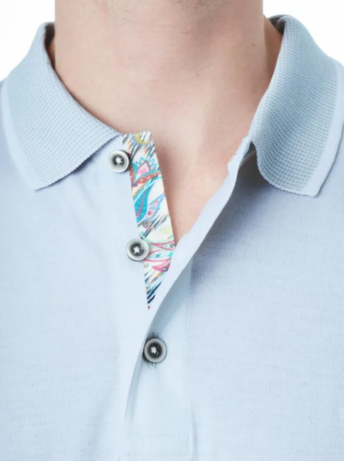 Men Robert Graham Polos and TShirts Archie Polo White