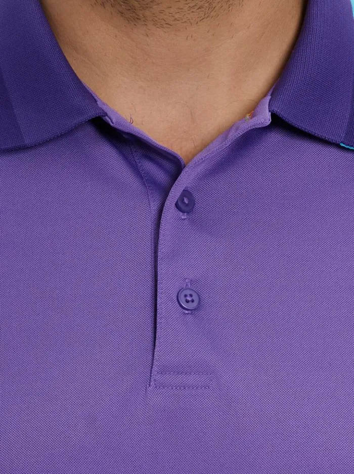 Men Robert Graham Polos and TShirts Skull Rose Polo Purple