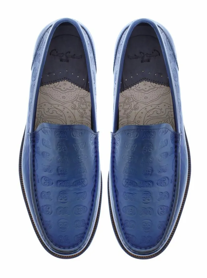 Men Robert Graham Shoes Caracas Loafer Blue