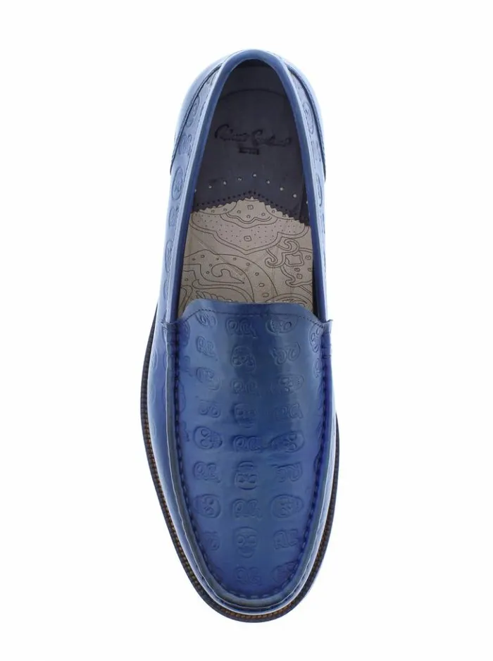 Men Robert Graham Shoes Caracas Loafer Blue