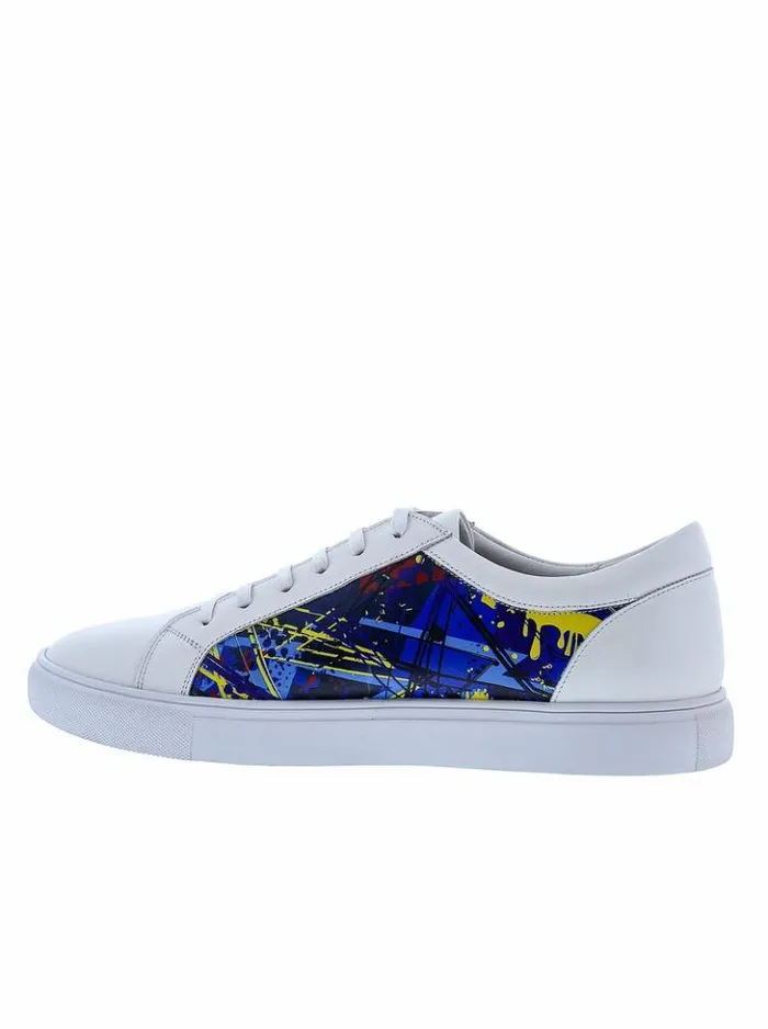 Men Robert Graham Shoes Cascade Sneakers White