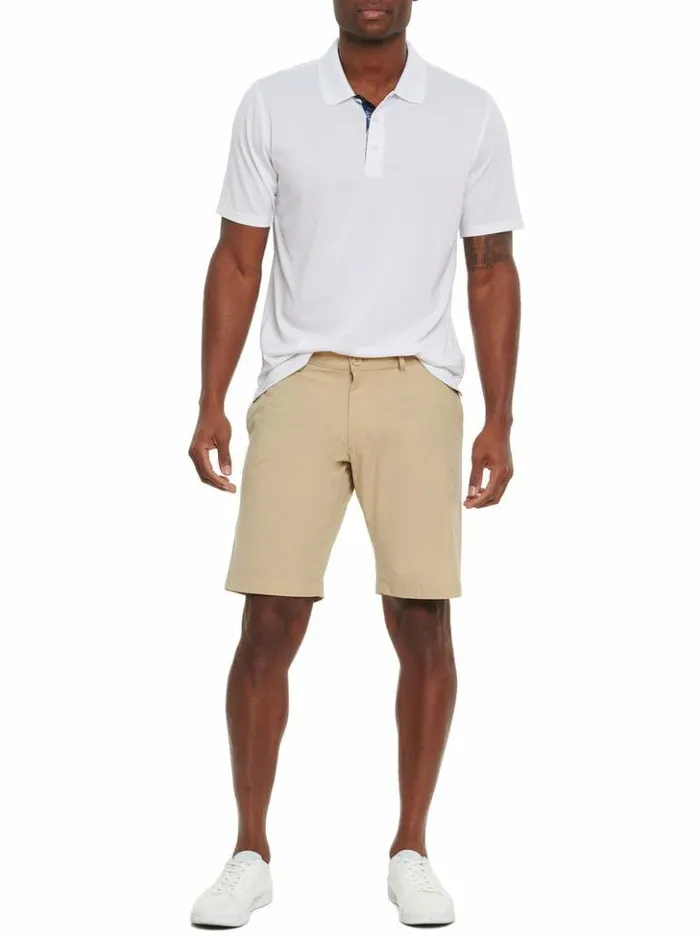 Men Robert Graham Shorts and Swim Deacon Performance Shorts Khaki