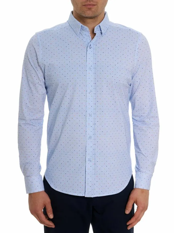 Men Robert Graham Sweaters and Knits Ren Motion Long Sleeve Knit Shirt Multi