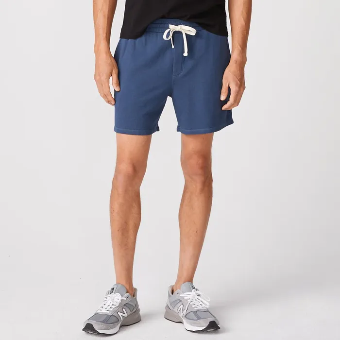 Men Sale MONROW Gym Shorts Blue Steel