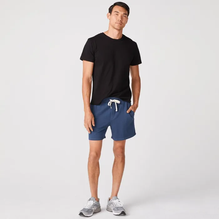 Men Sale MONROW Gym Shorts Blue Steel