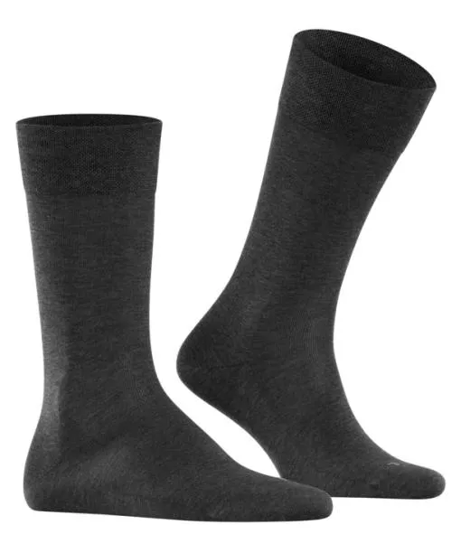 Men Sensitive Malaga Men Socks Anthracite Mel FALKE Functionals