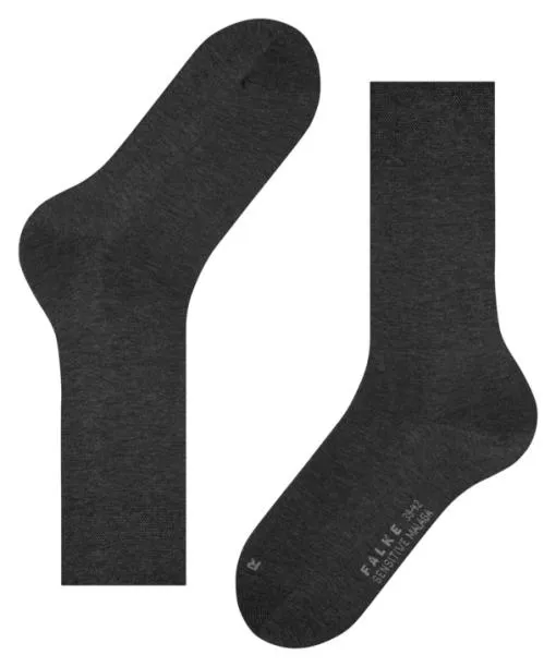 Men Sensitive Malaga Men Socks Anthracite Mel FALKE Functionals