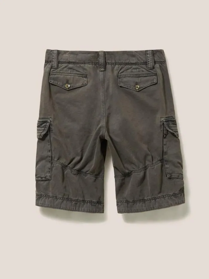 Men Shorts White Stuff Halsall Organic Cargo Short Pure Black Men Shorts White Stuff Halsall Organic Cargo Short Pure Black