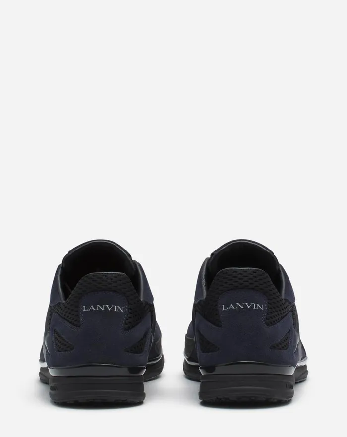 Men Sneakers Lanvin Meteor Sneakers In Mesh And Suede Anthraciteblack Men Sneakers Lanvin Meteor Sneakers In Mesh And Suede Anthraciteblack