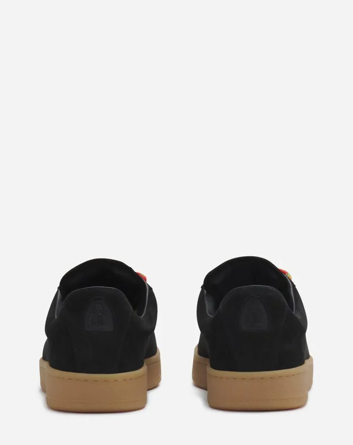 Men Sneakers Lanvin Suede Curb Lite Sneakers Black