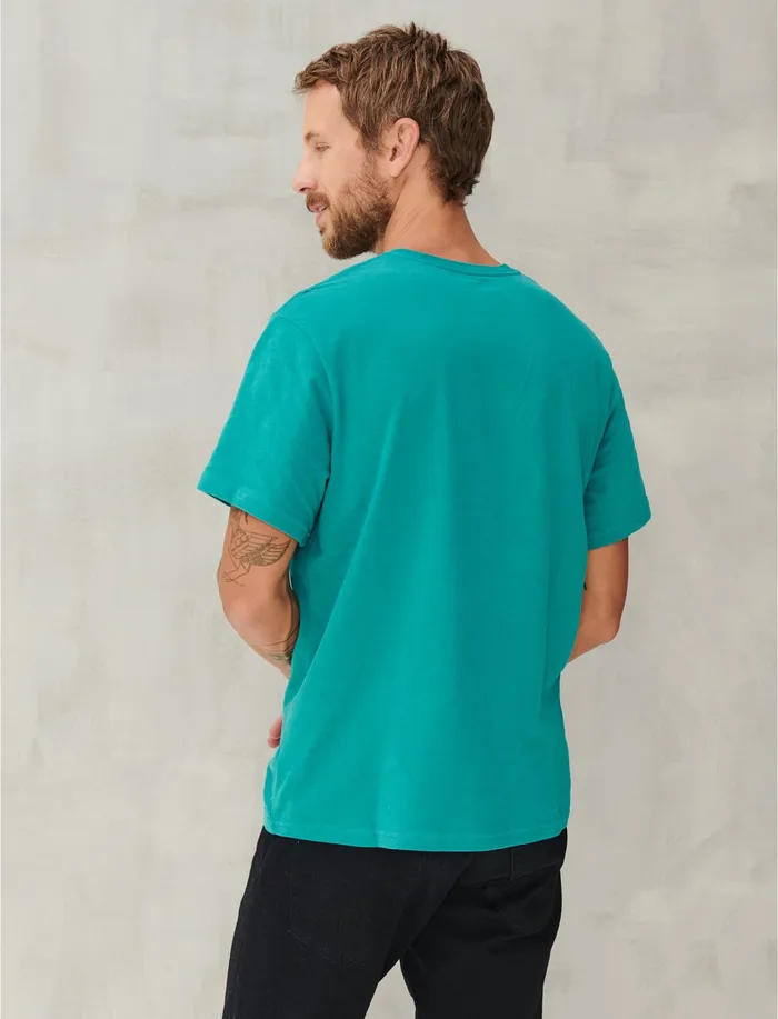 Men Sueded Jersey Tee Deep Lake Tees Lucky Brand