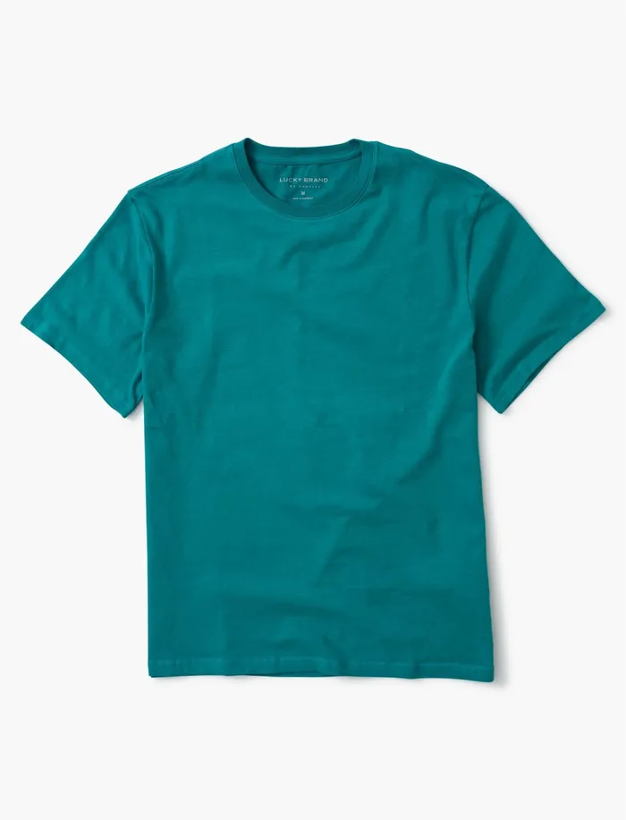 Men Sueded Jersey Tee Deep Lake Tees Lucky Brand