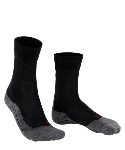 Men TK5 Wander Men Trekking Socks Black FALKE Hiking Socks