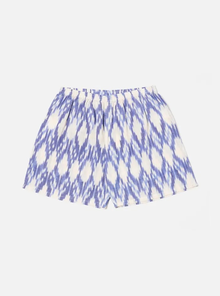 Men Universal Works Boxer Short In Ecru Ikat I Cotton Universal Works Underwear