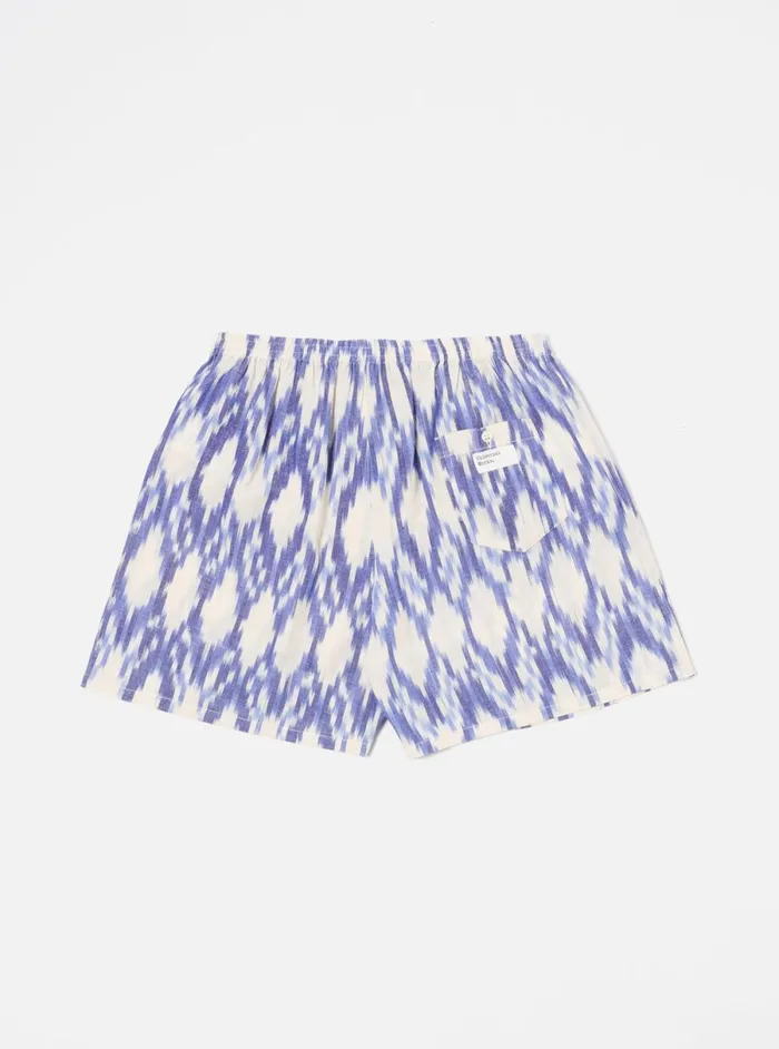 Men Universal Works Boxer Short In Ecru Ikat I Cotton Universal Works Underwear