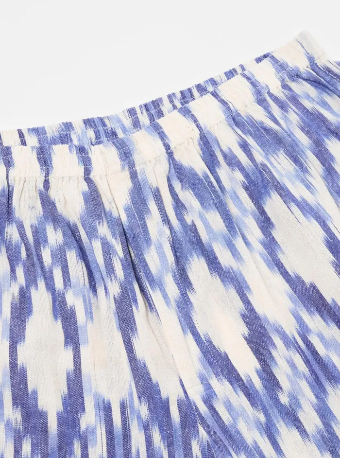 Men Universal Works Boxer Short In Ecru Ikat I Cotton Universal Works Underwear