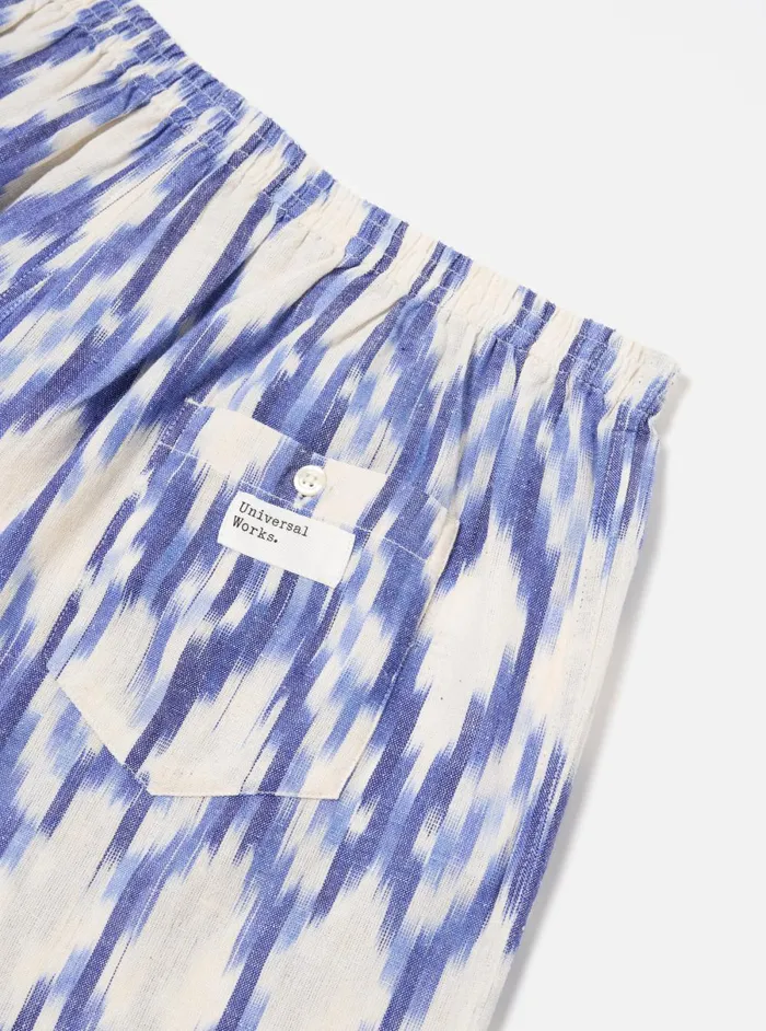 Men Universal Works Boxer Short In Ecru Ikat I Cotton Universal Works Underwear