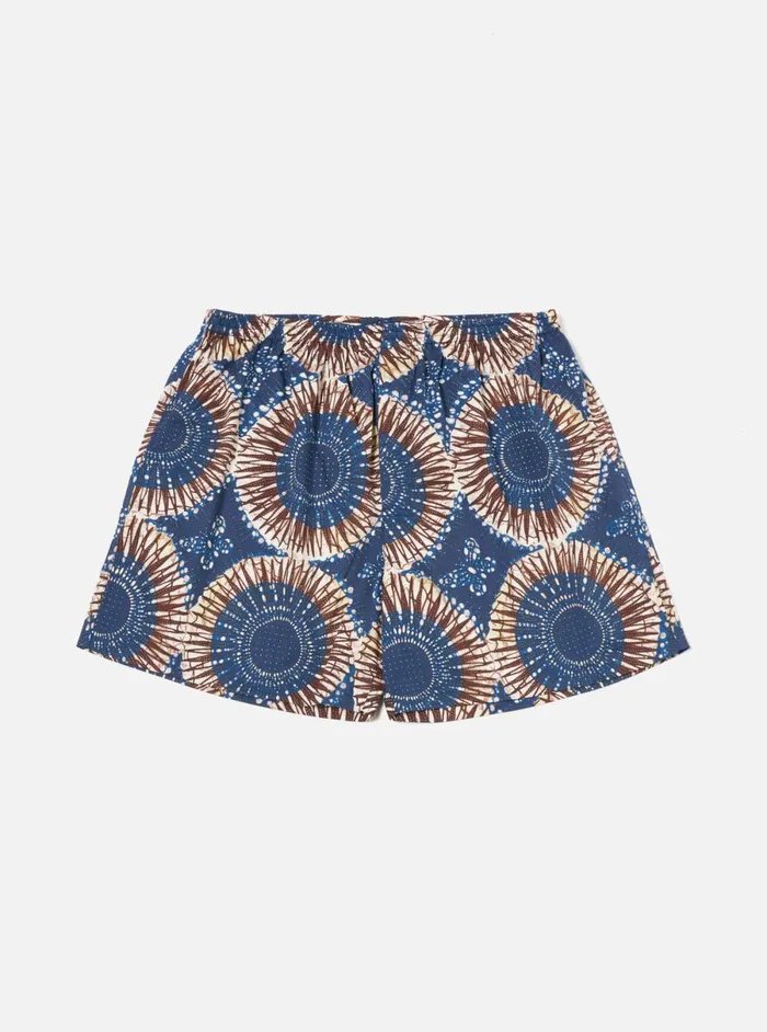 Men Universal Works Boxer Short In Navy Hokkoh Print Universal Works Underwear