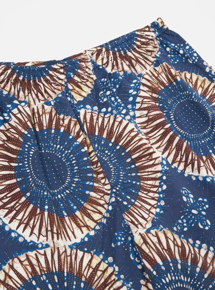 Men Universal Works Boxer Short In Navy Hokkoh Print Universal Works Underwear
