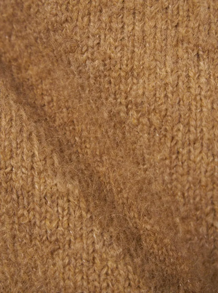 Men Universal Works David Cardigan In Sand Alpaca Knit Universal Works Cardigans
