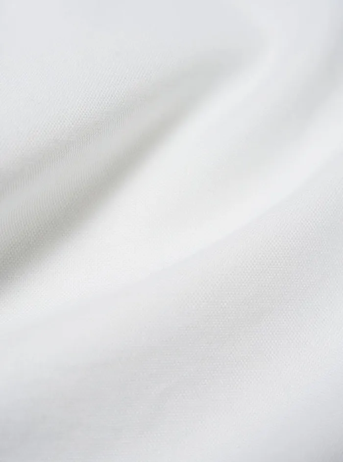 Men Universal Works Daybrook Shirt In White Organic Oxford Universal Works Shirts