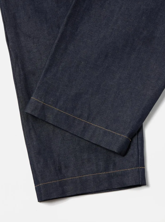 Men Universal Works Duke Pant In Indigo 13oz Selvedge Denim Universal Works Trousers