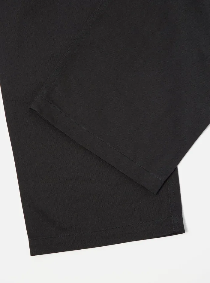 Men Universal Works Fatigue Pant In Black Twill Universal Works Cotton Twill