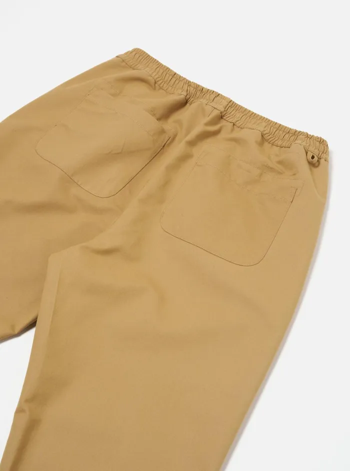 Men Universal Works Judo Pant In Sand Brushed Polytech Universal Works Trousers