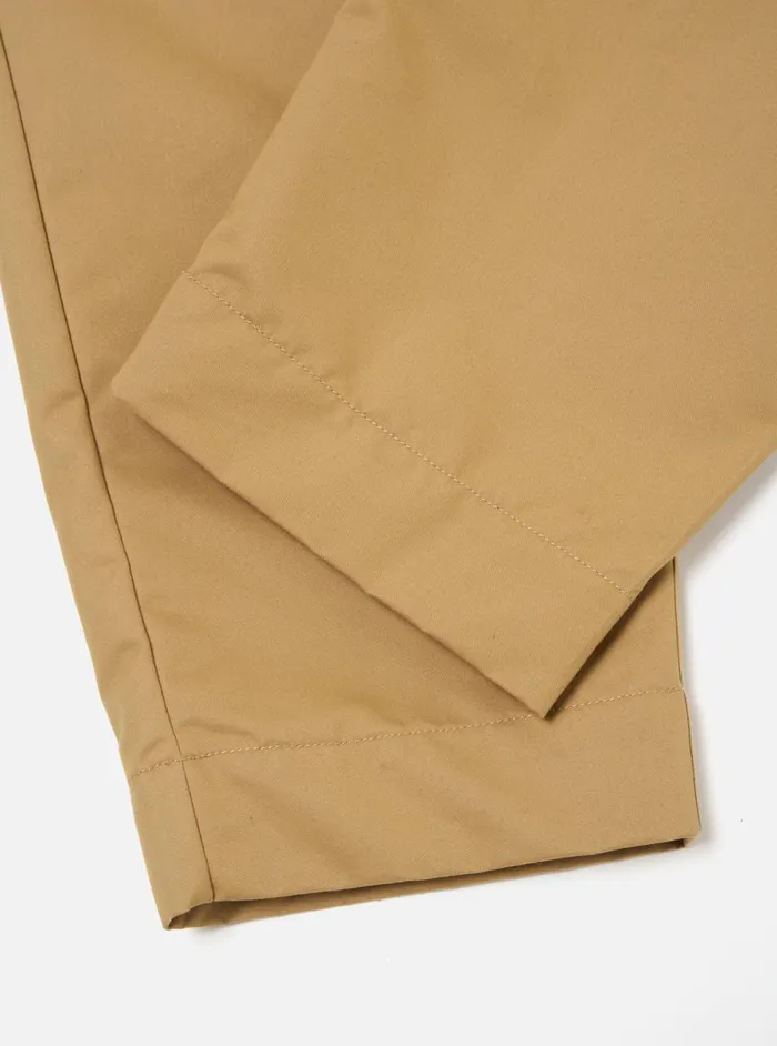 Men Universal Works Judo Pant In Sand Brushed Polytech Universal Works Trousers
