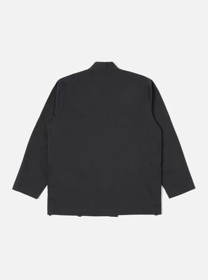 Men Universal Works Kyoto Work Jacket In Black Twill Universal Works Jackets