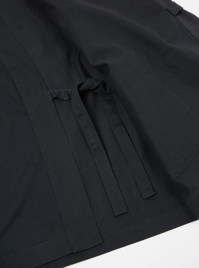 Men Universal Works Kyoto Work Jacket In Black Twill Universal Works Jackets