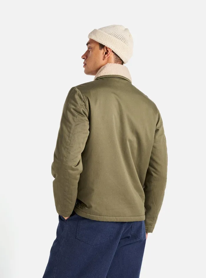 Men Universal Works N1 Jacket In Light Olive Twill Universal Works Coats and Outerwear