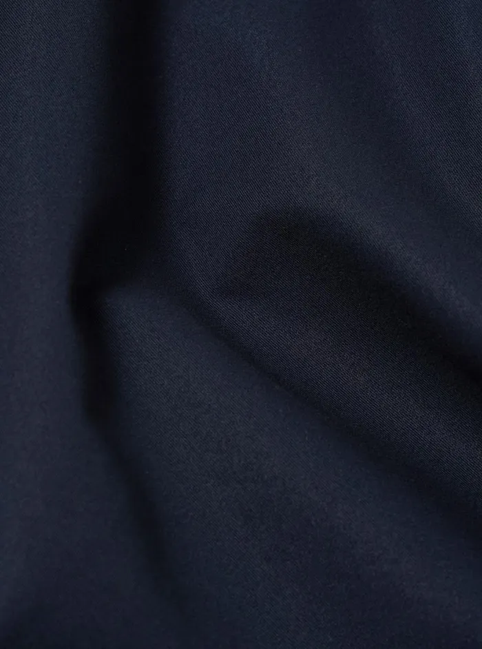 Men Universal Works Tech Overshirt In Navy Brushed Polytech Universal Works Overshirts