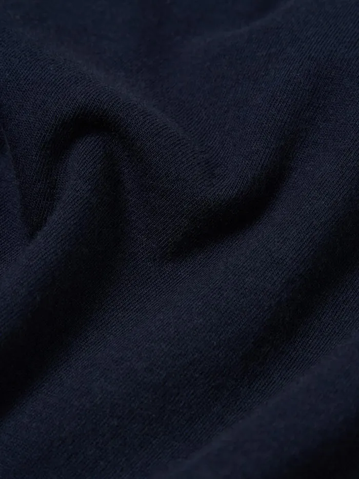 Men Universal Works Xv Tee Shirt In Navy Print Jersey Universal Works Tees