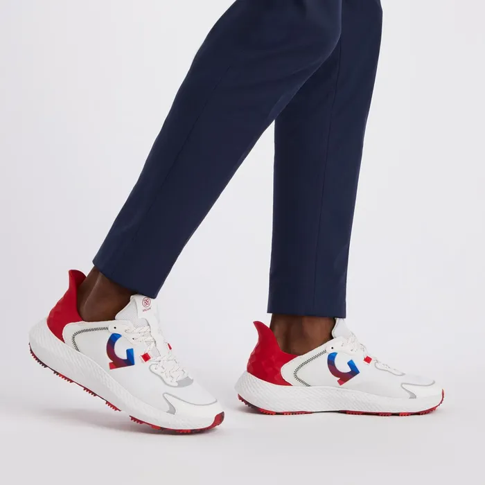 Mg4x2 Knit Striped Quarter G Golf Cross Trainer Poppy Men GFORE Street Shoes