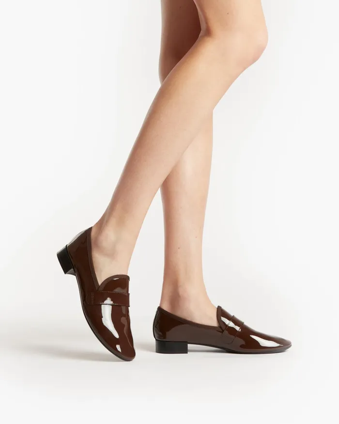 Michael Rubber Sole Loafers Ristretto Brown Women Repetto Loafers and Oxford Shoes Michael Rubber Sole Loafers Ristretto Brown Women Repetto Loafers and Oxford Shoes