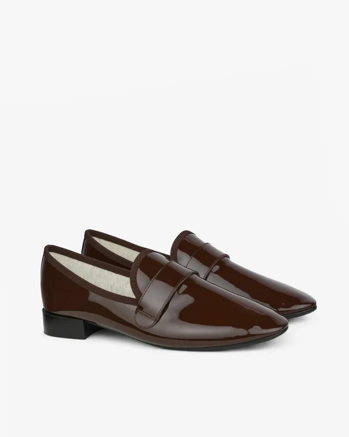 Michael Rubber Sole Loafers Ristretto Brown Women Repetto Loafers and Oxford Shoes Michael Rubber Sole Loafers Ristretto Brown Women Repetto Loafers and Oxford Shoes