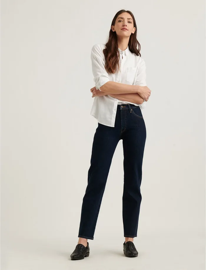 Mid Rise Authentic Straight Jean Tempo Women Jeans Lucky Brand